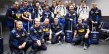 Volley, l'arrivo dell'Italia campione del mondo a Fiumicino. VIDEO