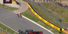 Hamilton perde il posteriore: 2° testacoda a Zandvoort