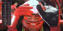 F1, Ferrari fuori nel Q2 in un sabato da incubo a Imola. Team radio sconsolato di Leclerc