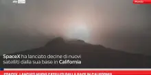 SpaceX, lanciati nuovi satelliti dalla base in California