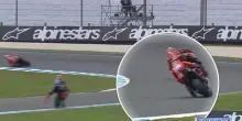 Bagnaia a terra a Phillip Island, analisi Sky Sport Tech