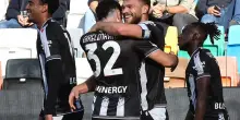 Udinese-Lecce 3-2, risultato e tabellino del match di Serie A