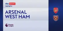 Arsenal-West Ham 2-0: gol e highlights