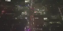 Los Angeles, protesta contro agenti ICE davanti a hotel