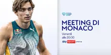 Atletica, Diamond League 2025 a Monaco: le gare su Sky