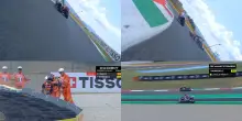 Morbidelli-Vinales, incidente al Mugello nel GP d'Italia. FOTO-VIDEO