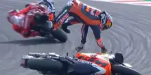 Acosta, la caduta nelle Pre-qualifiche del GP Ungheria. VIDEO