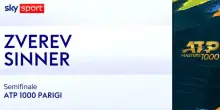 Sinner-Zverev: highlights Atp Parigi