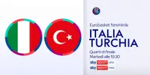 Italia-Turchia in tv e streaming, dove vedere gli Europei di basket femminile