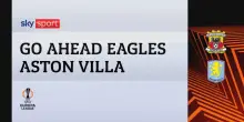 Go Ahead Eagles-Aston Villa 2-1: gol e highlights