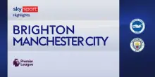 Brighton-Manchester City 2-1: gol e highlights