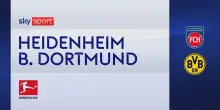 Heidenheim-Borussia Dortmund 0-2: gol e highlights
