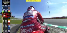 Bagnaia tradito da una foratura: il ritiro ai -3 giri