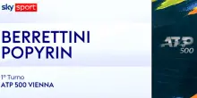 Berrettini-Popyrin: highlights Atp Vienna