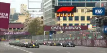 F1, GP Baku: la partenza e il primo giro della gara. VIDEO