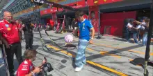 Leclerc versione fantasista al Gran Premio di Monza