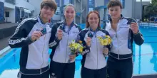 Tuffi, Europei ad Antalya: bronzo per l'Italia nella gara a squadre