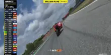 MotoGP Barcellona, Binder scivola sulla ghiaia