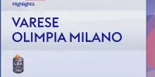 LBA, Varese-Olimpia Milano 61-94: highlights. VIDEO