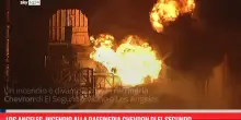 Scoppia incendio in raffineria della Chevron a El Segundo