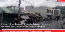 Taiwan, il tifone Ragasa provoca decine di morti e dispersi