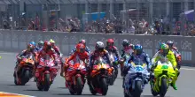 Marquez-Acosta, contatto nella partenza della Sprint di Aragon. VIDEO