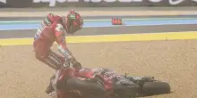 Bagnaia, caduta nella Sprint Race del GP Francia a Le Mans. FOTO-VIDEO