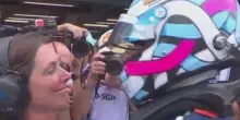 Prima vittoria per Lia Block, l'abbraccio con la mamma. VIDEO