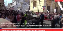 Funerali Martina Carbonaro: in migliaia ad Afragola