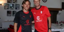 Modric, le prime ore al Milan: dalla conferenza all'incontro con Allegri. FOTO
