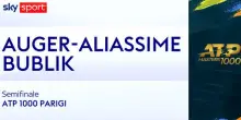 Auger Aliassime-Bublik: highlights Atp Parigi