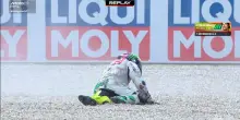 Morbidelli, doppia caduta nelle prove libere del GP Ungheria. VIDEO