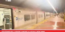 Maltempo Usa, strade e metro allagate a New York