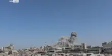 Guerra Palestina, Israele distrugge un edificio a Gaza City
