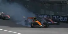 Leclerc-Norris, che duello in partenza al GP Monaco. VIDEO