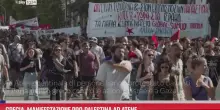 Grecia, manifestazione pro-Palestina ad Atene
