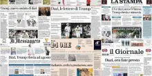 Le prime pagine dei quotidiani di oggi 8 luglio: la rassegna stampa