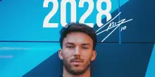 F1, Gasly rinnova con Gasly: prolungamento del contratto fino al 2028