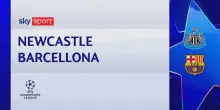 Newcastle-Barcellona 1-2: il video dei gol
