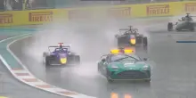 F1, GP Miami: diluvio in Gara-2, F1 Academy cancellata. Alle 22 la F1. FOTO e VIDEO