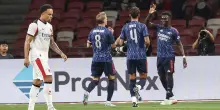 Milan-Arsenal 0-1, gol di Saka. Sconfitta al debutto per Allegri in amichevole a Singapore