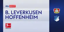 Bayer Leverkusen-Hoffenheim 1-2: gol e highlights