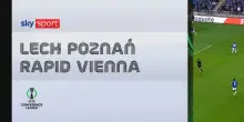 Lech Poznan-Rapid Vienna 4-1: gol e highlights