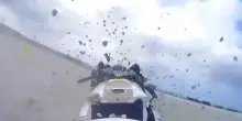 Morbidelli, la caduta nelle Libere del GP Australia