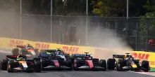 F1, GP Messico: caos in partenza con Norris, le Ferrari e Verstappen. FOTO e VIDEO