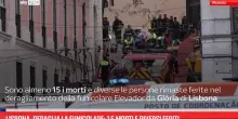 Lisbona, deraglia la funicolare: 15 morti e diversi feriti