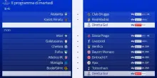 Champions League, il calendario e gli orari delle partite di oggi