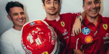 F1, GP Ungheria: Leclerc lascia disegnare ai suoi amici il casco per Budapest. FOTO