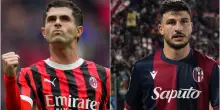 Milan-Bologna: probabili formazioni, dove vederla in tv e streaming, orario e arbitro