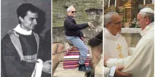 Papa Leone XIV, le foto inedite: la gita a cavallo, l'abbraccio con Bergoglio e il saluto da giovanissimo a Wojtyla